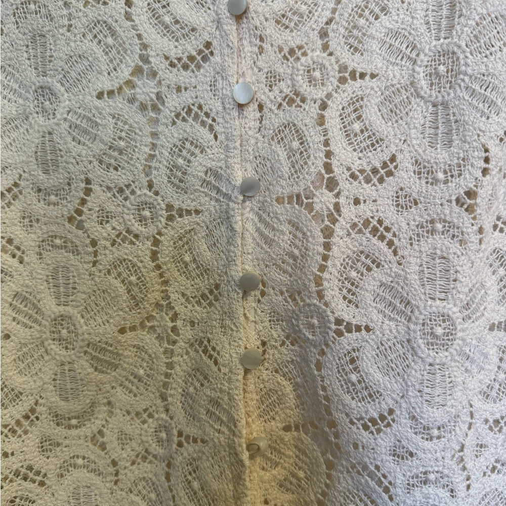 Sezane Emma Blouse - Ecru size 6 - Picture 9 of 11